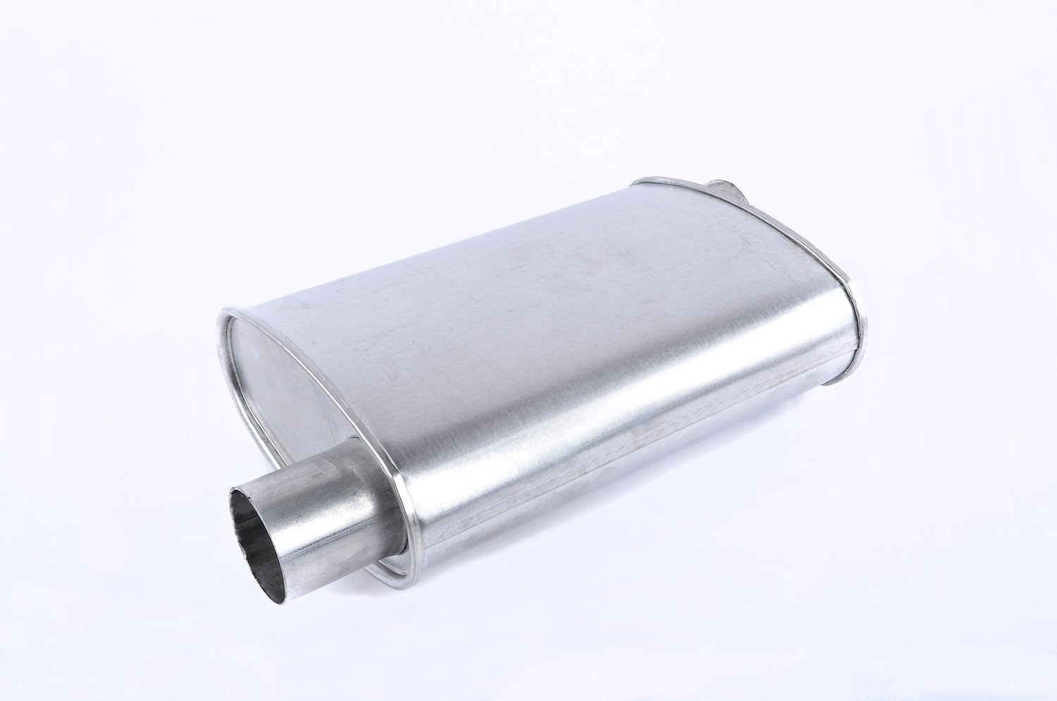 JEGS 30251 Turbo Muffler 2 1/2 in. Offset Inlet / Offset Outlet ...