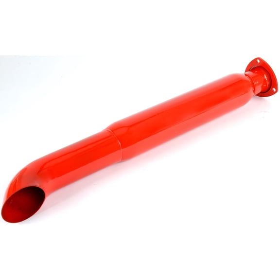 JEGS 30296 Glasspack Header Muffler 3 in. Collector 3 in. Turndown Outlet 3.500