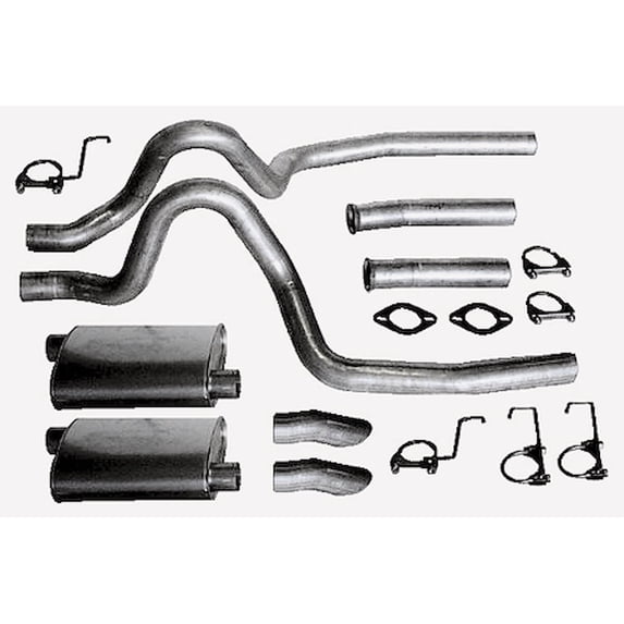 JEGS Cat-Back Exhaust System for 1987-1993 Mustang LX/GT 5.0L and 1993 Cobra