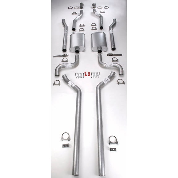 JEGS 30500 Header-Back Dual 2-1/2" Exhaust Kit