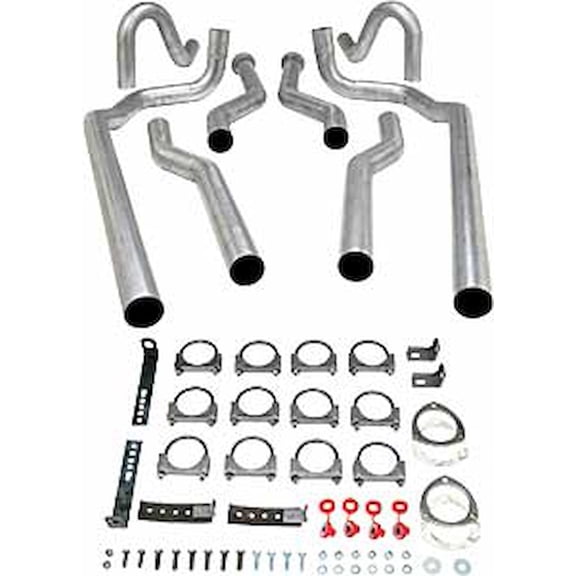 JEGS Header-Back Dual 3 in. Exhaust Kit 1964-1972 Chevelle/Malibu/El Camino