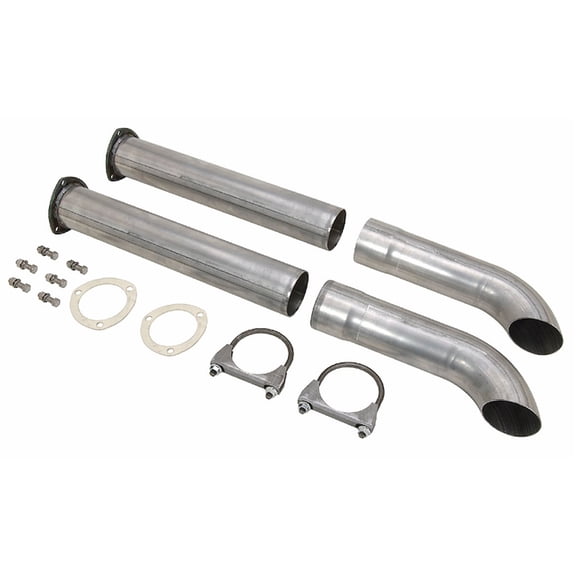 JEGS 3 in. Bolt-On Header Turndowns Made in the USA