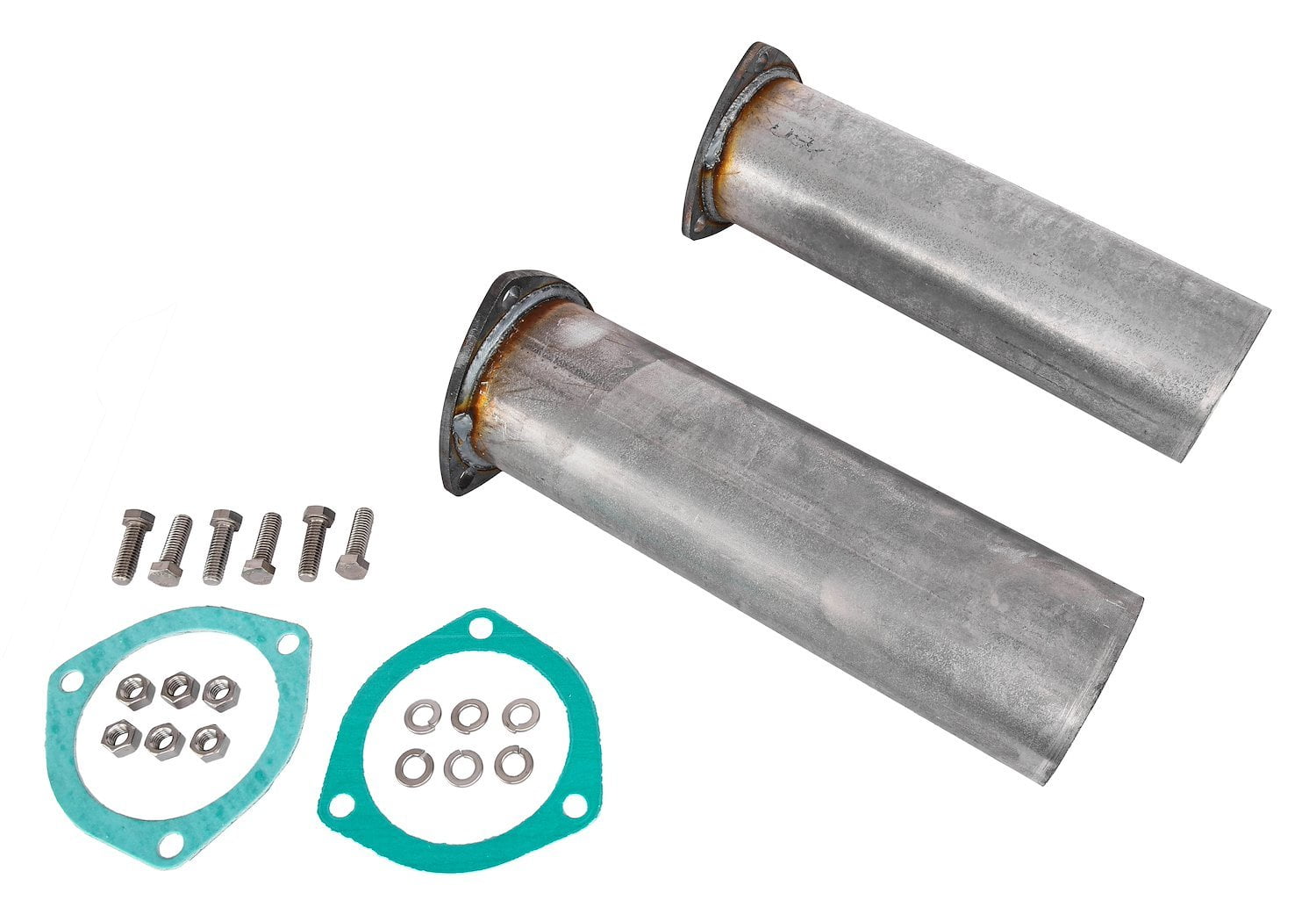 JEGS 30631 Bolt-On Collector Extensions 18 long 3 I.D. Made in the USA ...