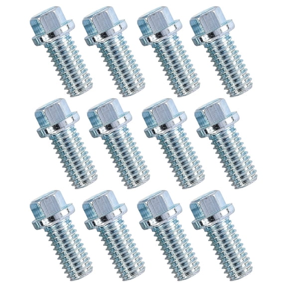 JEGS 3/8"-16 Header Bolt Kit, Hex Head, 3/4" Long for AMC, Chevy and Ford