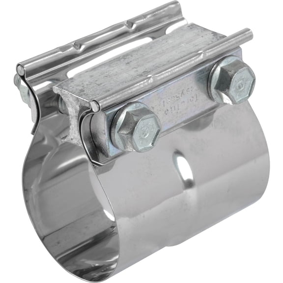 JEGS Preformed Exhaust Lap Joint Band Clamp for I.D. O.D. Slip Fit Connection [Fits 2 in. O.D. Pipe]