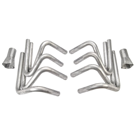 JEGS Open-Wheel Long Tube Weld-Up Header Kit Primary O.D. 2 in. & 3 1/2 in. Collector