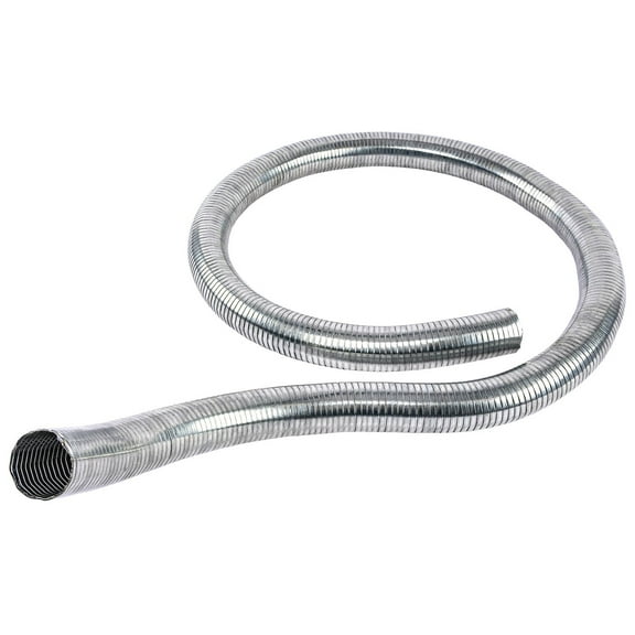 JEGS 319475 Flexible Exhaust Tubing 1 3/4 in. Inside Diameter x 6 ft. Long Galva