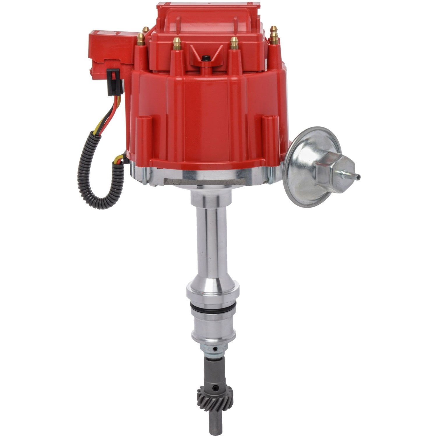 JEGS HEI Distributor for Ford Small Block 221-302 V8 Engines [Red Cap]