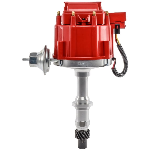 JEGS 40022 HEI Distributor 1963-1979 Pontiac 301-455 Fully Adjustable Vacuum/Mec