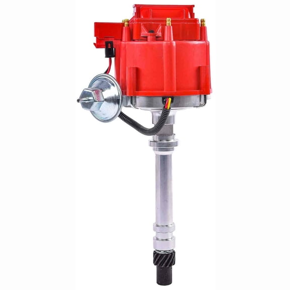 JEGS 40023 HEI Distributor Small Block Chevy V6 Fully Adjustable Vacuum/Mechanic
