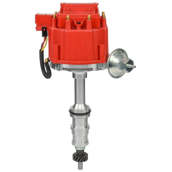 JEGS HEI Distributor for Ford FE Big Block 332-428 V8 Engines [Red Cap]