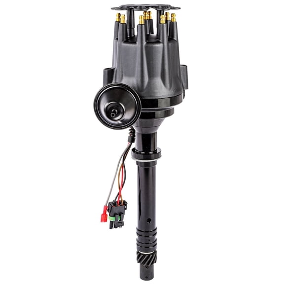 JEGS SSR-III Ready-to-Run (RTR) Pro-Series Distributor for Chevy Small Block and Big Block V8 Engines [Black Cap]