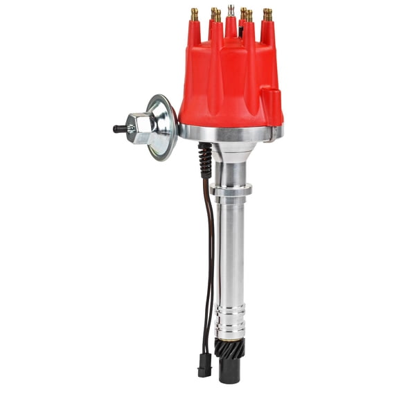 JEGS SSR-II Pro Series Distributor for Small Block and Big Block Chevy V8 [Red Cap]