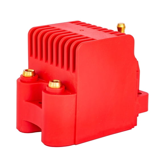 JEGS High-Output Ignition Coil for Electronic and CD Ignition Systems [Red]