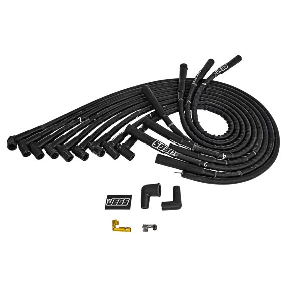 JEGS 40290 Hi-Temp Spark Plug Wire Set Fits Big Block Chevy 396-454 w/HEI Distri