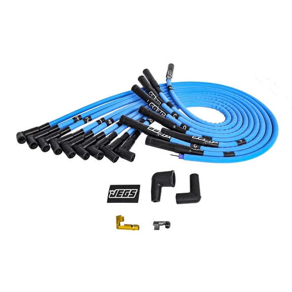 JEGS 40295 Hi-Temp Spark Plug Wire Set Fits Big Block Chevy 396-454 w/HEI Distri