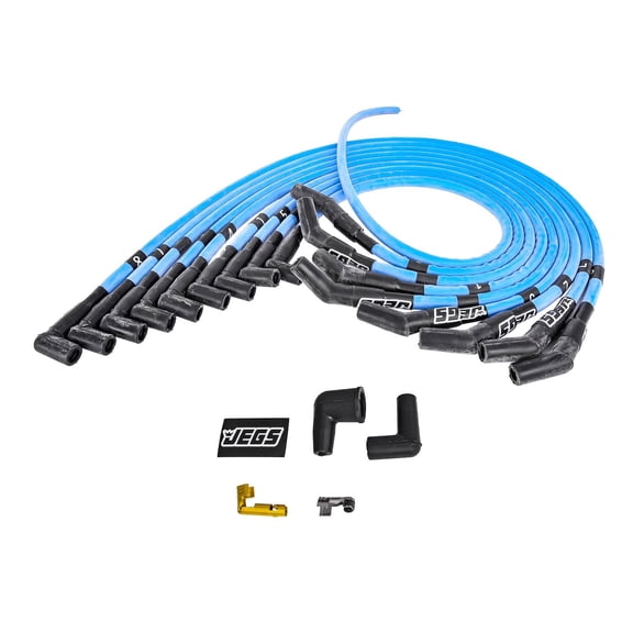 JEGS 40298 Hi-Temp Spark Plug Wire Set Fits Big Block Ford 429 & 460 w/HEI Distr