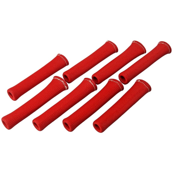 JEGS Spark Plug Wire Boot Guards, Red [Set of 8]