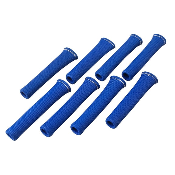 JEGS Spark Plug Wire Boot Guards, Blue [Set of 8]