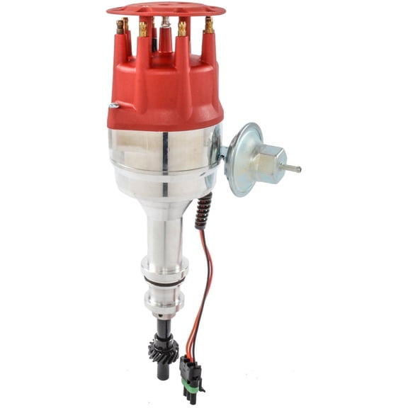 JEGS SSR-III Ready-to-Run (RTR) Pro-Series Distributor for Ford 351W [Red Cap]