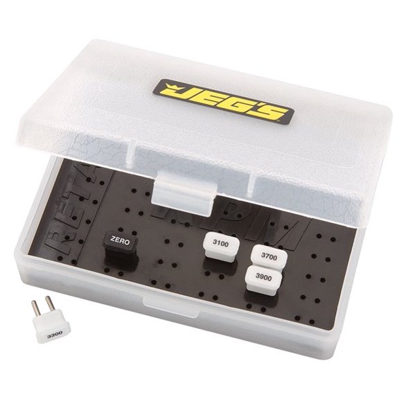 JEGS 40640 Module Holder 6 in. W x 1 3/4 in. H x 4 1/2 in. D Holds 45 RPM & 9 Re