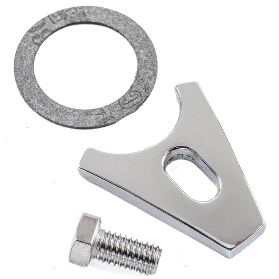JEGS Chrome Distributor Hold-Down for Small Block, Big Block Chevy