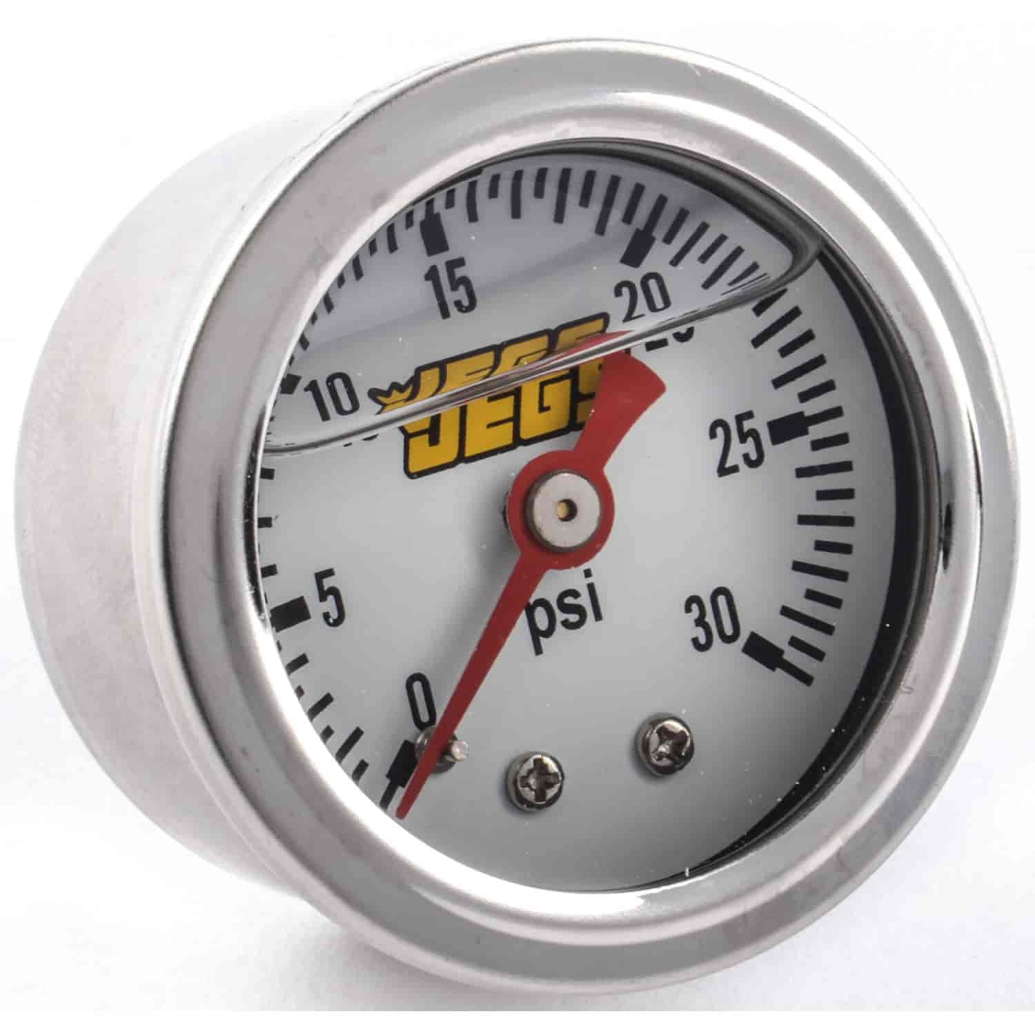 Fuel Gauge 1561 Fuel Pressure Gauge 1.5" 0-15 PSI 1/8" NPT Male Fitting Low Mr. Gasket 1561 Fuel Pressure Gauge 1.500 In Hp