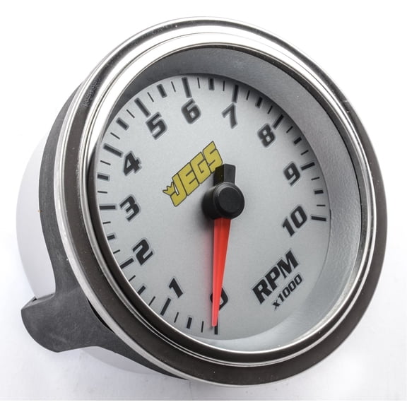 JEGS 3-3/8" Electric Tachometer Silver