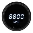 thumbnail image 1 of JEGS Tachometer LED Digital [Black Bezel, Black Face, White Numbers and Bar Graph], 1 of 7