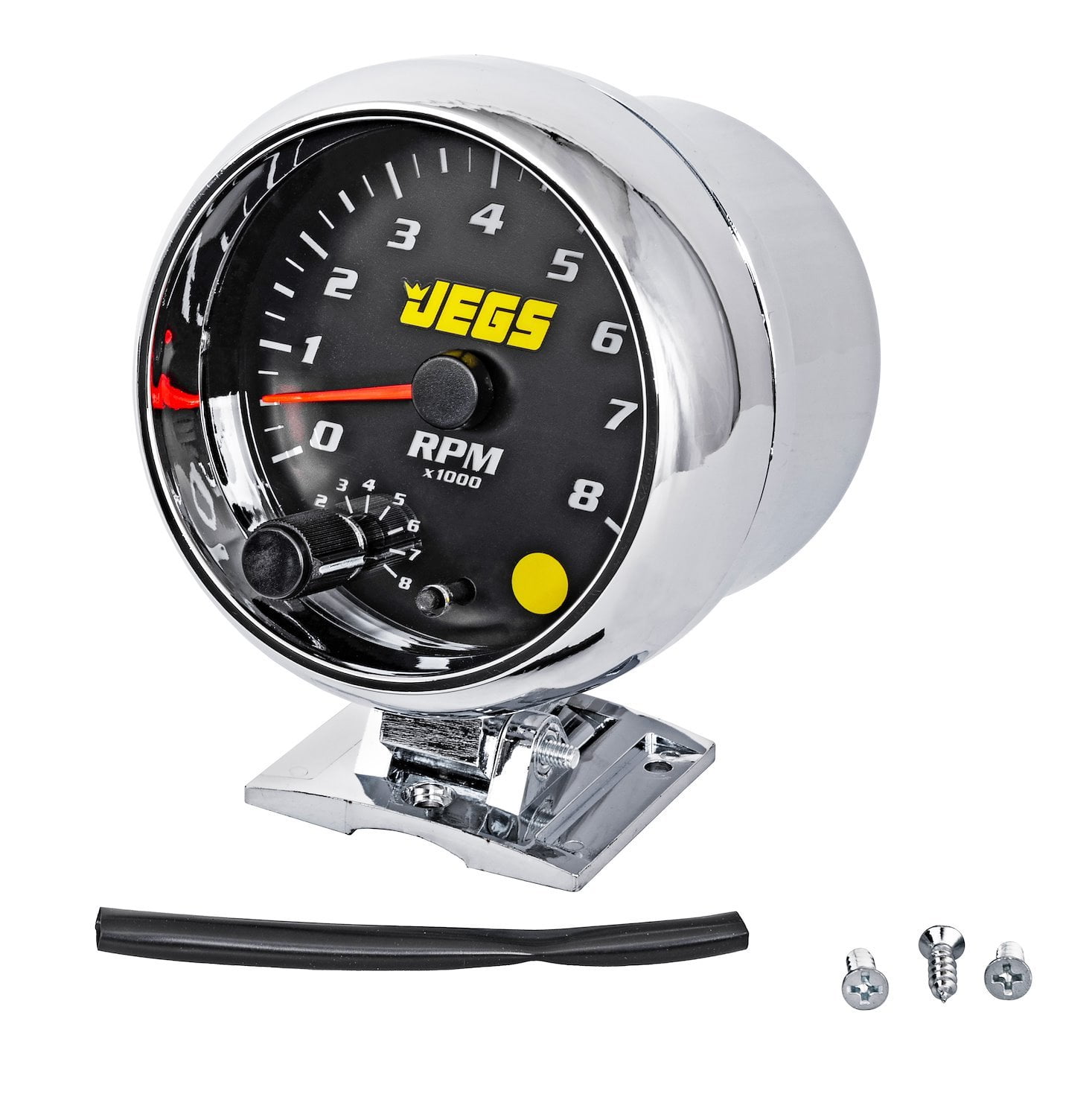 JEGS 41306 3 3/4 in. Pedestal Mount Tachometer 08 000 RPM Electrical