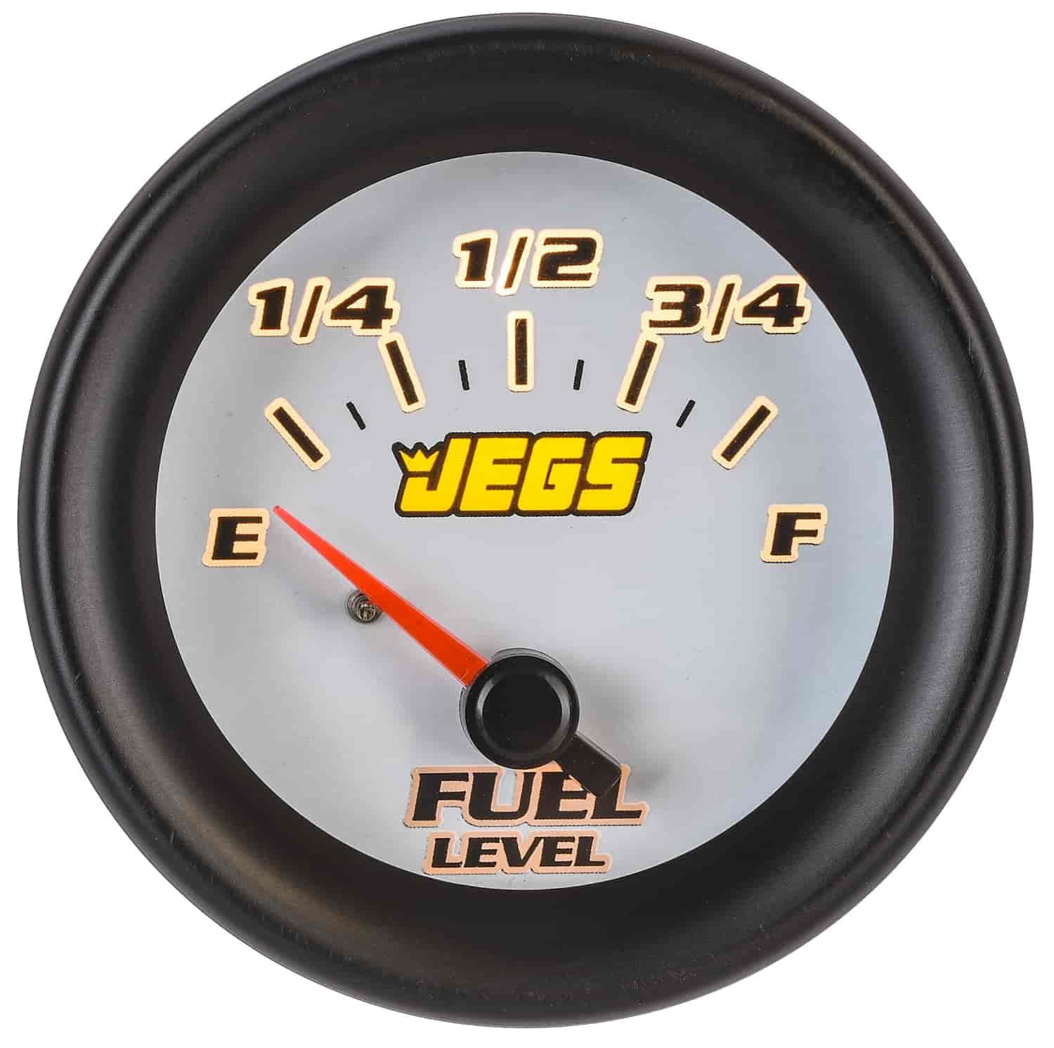 JEGS 41477 Fuel Level Gauge 2 1/16 in. White Face 090 Ohm Most GM