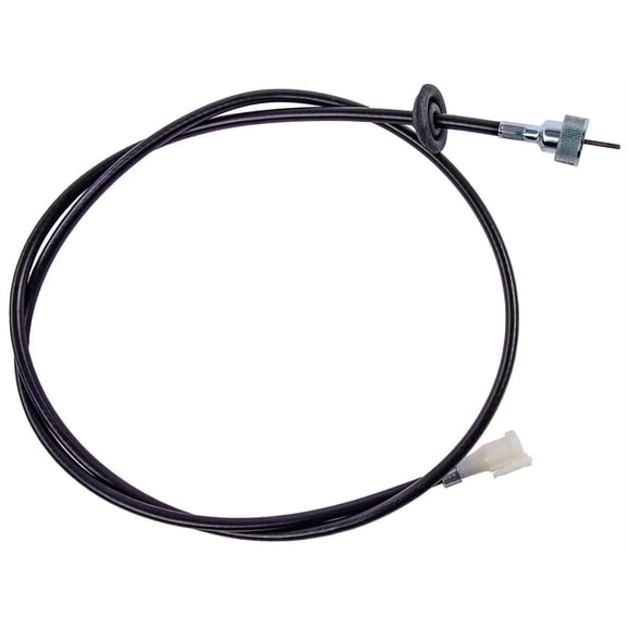 JEGS 41830 Speedometer Cable Length: 62 in. Ends: (1) Push-On & (1) Female Threa