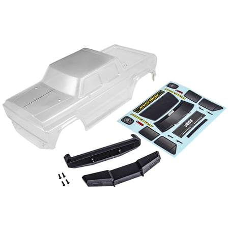 JEGS 44848 Body Shell Fits Hooligan Monster Truck Clear Plastic Create Your Own