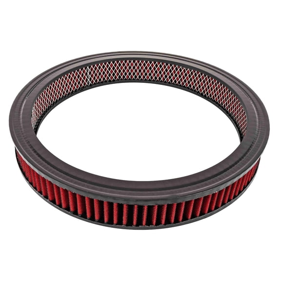 JEGS Cotton Air Filter Element [14 in. x 2 in. Red]
