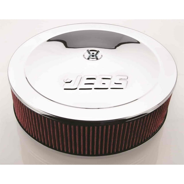 JEGS 50025 Air Cleaner with Logo 14 in. x 4 in. Filter Includes: (1) 5 ...
