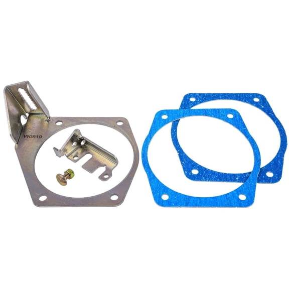 JEGS 501090 Universal Throttle Cable Bracket GM LS Natural Finish Includes: Thro