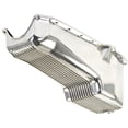 thumbnail image 1 of JEGS Finned Aluminum Oil Pan for 1955-1979 Small Block Chevy (Driver Side Dipstick), 1 of 7