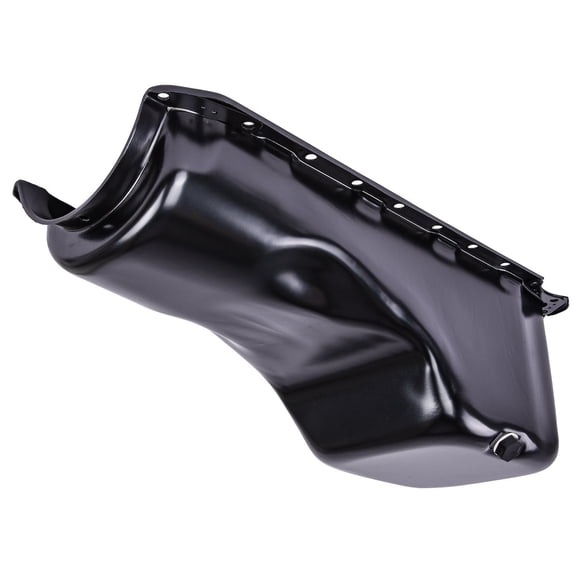 JEGS Stock-Style Replacement Oil Pan for 1965-1990 Big Block Chevy Mark IV [Black Painted Finish]