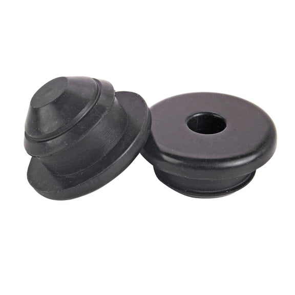 JEGS Valve Cover Grommet 0.470" ID and Plug 0.950" ID Kit with 3/8" Groove