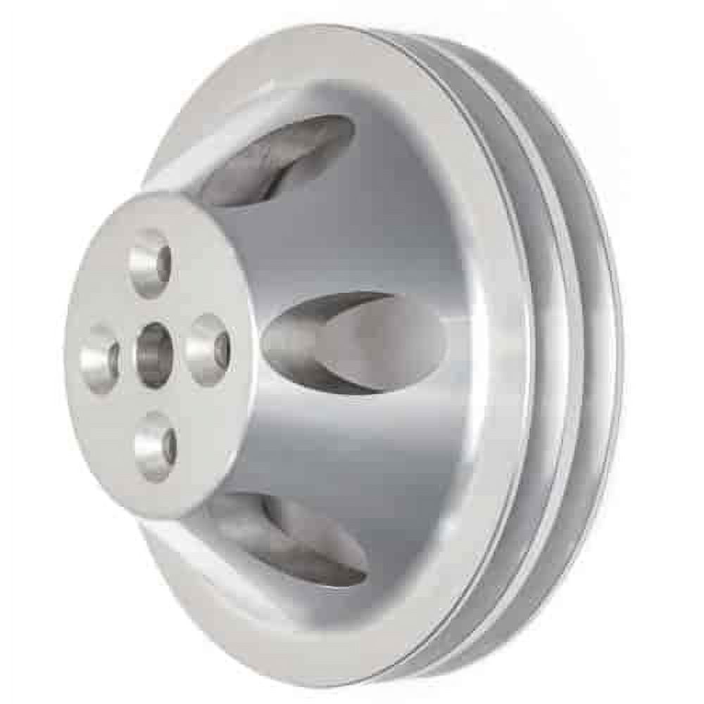 AMORACING Polished Aluminum Long Water Pump For Chevy SBC 283-400 (Minor Defects - New Other)