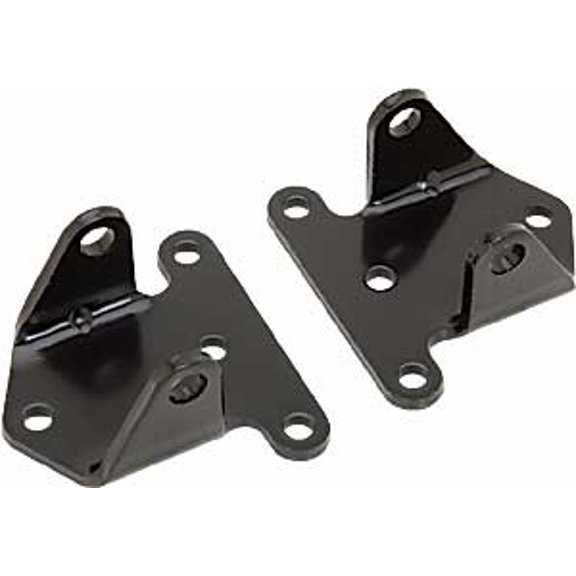 JEGS 50510 Heavy-Duty Engine Mounts Small Block Chevy 3/16 (0.1875 ) Thick Black