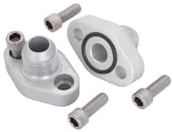 JEGS 50965 Remote Electric Water Pump Block Adapters Small Block Chevy ...