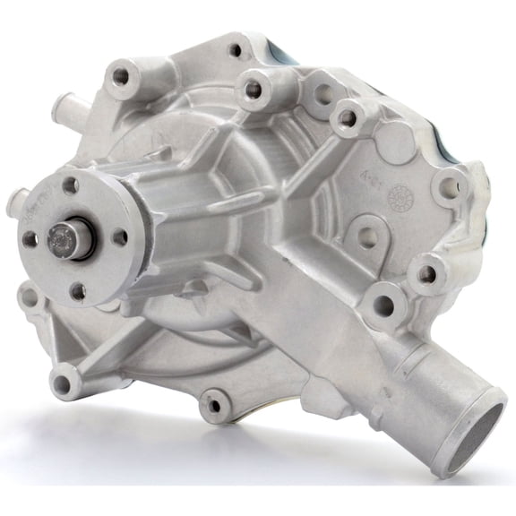 JEGS Premium High-Flow Aluminum Water Pump for 1970-1978 Small Block Ford 302 [Natural]