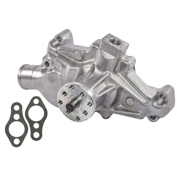 JEGS 51060 Premium Aluminum Water Pump 1955-1972 Small Block Chevy (Short Water