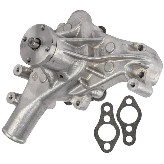 JEGS 51066 Premium Aluminum Water Pump 1968-76 Small Block Chevy (Long Water Pum