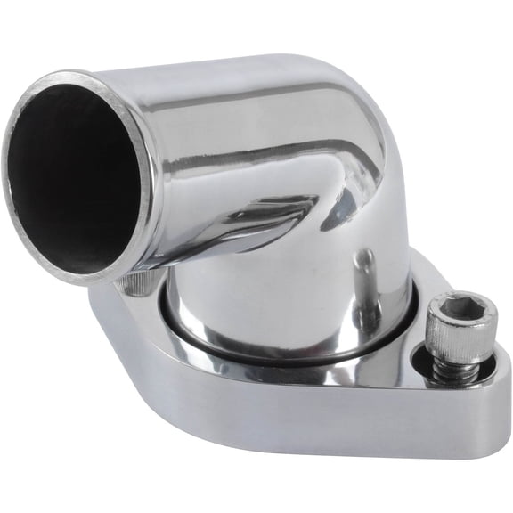 JEGS 51112 Aluminum Thermostat Housing Small Block Chevy Big Block Chevy 1-1/2 H