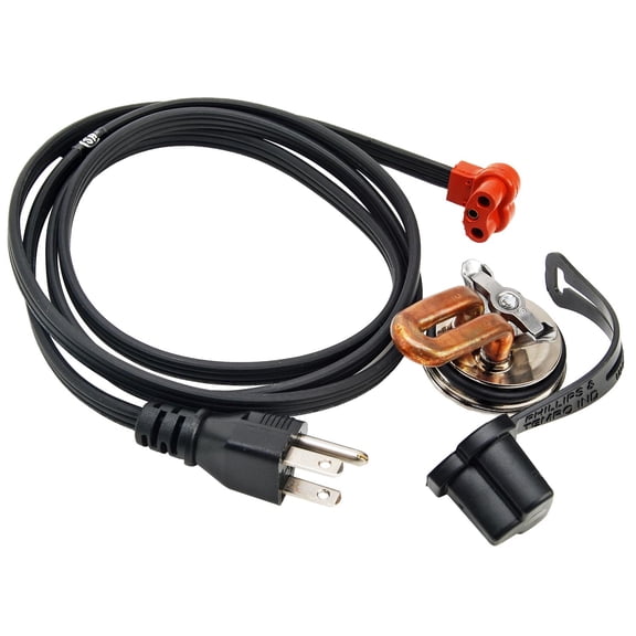 JEGS 51123 1 3/4 in. Core Plug Block Heater 600 Watts @ 12.5A @ 120VAC Installs
