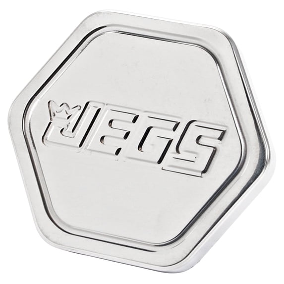 JEGS 51160 16 lb Radiator Cap With JEGS Logo Billet Alumium Polished Finish Sold