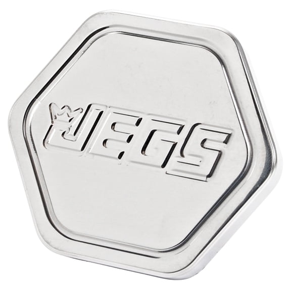 JEGS 51160 16 lb Radiator Cap With JEGS Logo Billet Alumium Polished Finish Sold