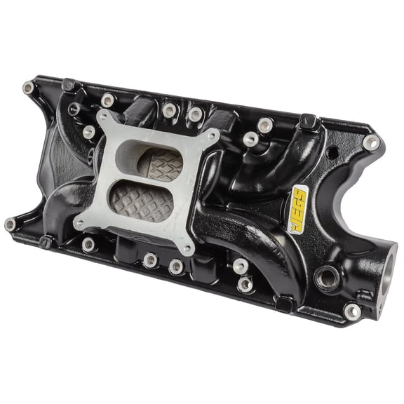 JEGS Intake Manifold for 1962-1985 Small Block Ford 260, 289 & 302 (Except Boss 302), Dual Plane 4-BBL [Black]